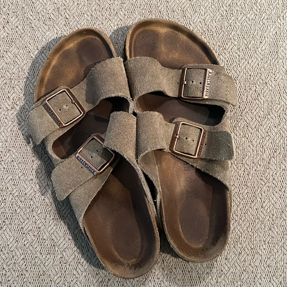 COPY - Birkenstock Arizona Tan Suede Size 39